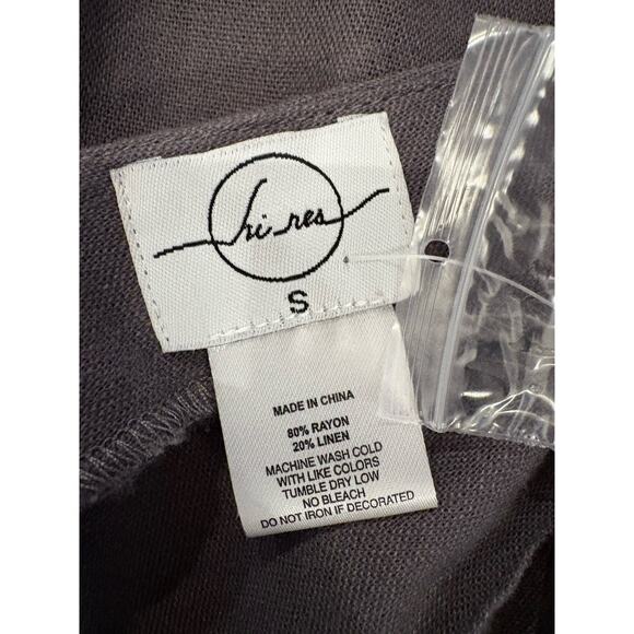 Nordstrom Hi Res S Sleeveless Romper V-neck Button Front Gray Y2K - Picture 3 of 9